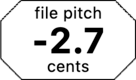 Change the pitch by cents